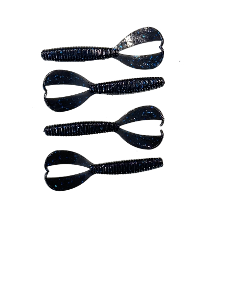 C&M Twin Tail Grub (Pack Of 8)