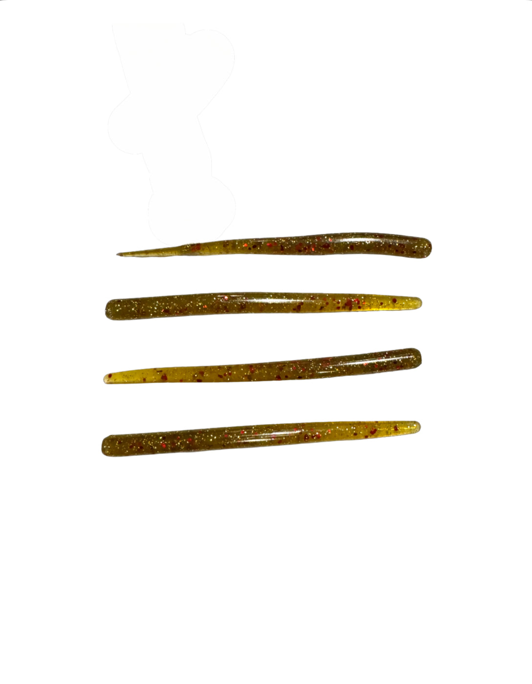 C&M 4.5" Straight Tail Drop Worm (Pack Of 8)
