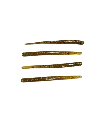 C&M 4.5" Straight Tail Drop Worm (Pack Of 8)